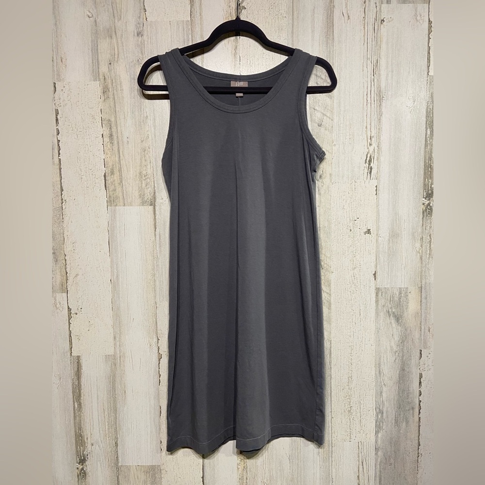 J.Jill Grey Simple Mini Tank Dress Extra Small